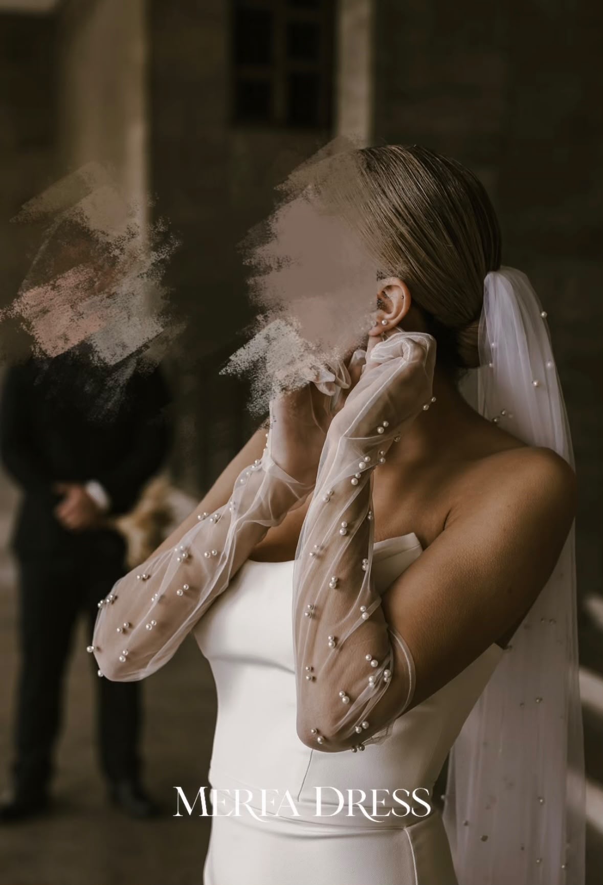 Handschuhe Inci – Weiß